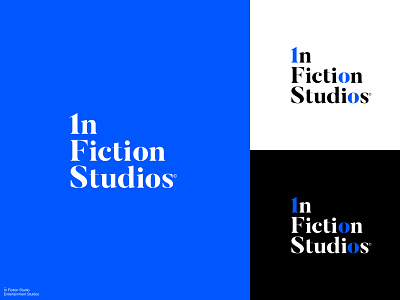 In Fiction Studios / Logo Design animation studio behance brand brand identity branding entertainment graphic design logo logo design logodesign logos logotype logotypedesign typogaphy