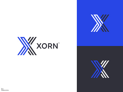 Xorn / Logo Design bitcoin brand branding crypto wallet cryptocurrency design graphic design icon logo logo design logodesign logos logotype x logo