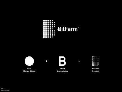 BitFarm / Branding / Logo Concept bitcoin brand brand identity branding crypto currency crypto wallet cryptocurrency currency graphic design icon logo logo design logodesign logos