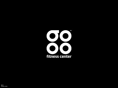 gooo fitness center / Logo Design brand brand identity branding design fitness center fitness club fitness logo graphic design health logo logo design logodesign logos logotype