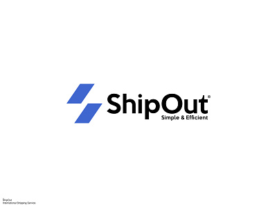 ShipOut / Logo Design brand brand identity branding design graphic design logo logo design logodesign logos shipment shipments shipping management ships warehouse