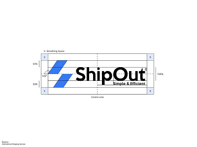 ShipOut / Logo Grid Construction brand brand identity branding delivery design graphic design logo logo design logodesign logos shipment shipping shipping management warehouse