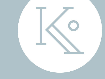 'K' Initial Logo Design