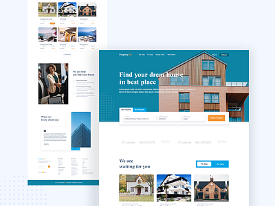 Real Estate Agency Landing Page Design Concept!