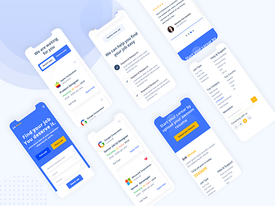 Job portal Responsive  Design Concept!