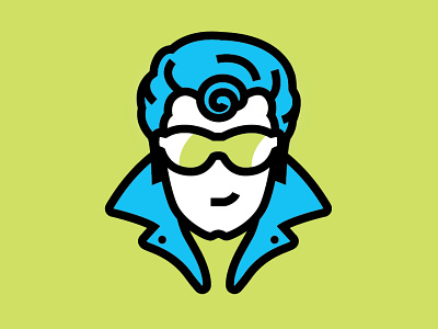 Danny blue character danny grease green icon illustration movie simple design