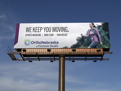 Fremont Health Billboards advertisment billboard billboard design health health care healthcare joint care outdoor board pain relief sports medicine