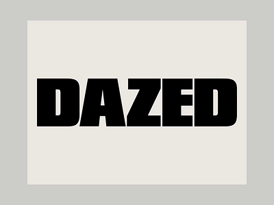 Dazed Magazine animation dazed dazed magazine design minimal photography typography ui ux web website