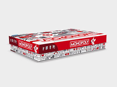 Monopoly: Target Edition board games branding logo monopoly packaging design print design target
