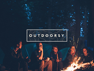 Outdoorsy Branding adventures branding camping hiking logo outdoorsy outside web design