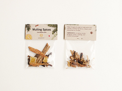 ICS Mulling Spices design studio holiday promo mulling spices packaging packaging design spice