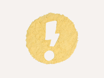 ICS Logo bolt design studio holiday card logo studio promo yellow mustard
