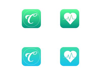 Health App Icon Concepts app colour design gradient icon idea illustration ios iphone