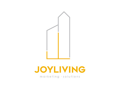 Joyliving Realty Logo branding identity illustration lines logo logo design logotype minimalistic realty realty logo