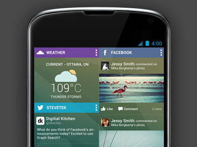 Chameleon Phone Preview android chameleonlauncher google nexus teknision widget