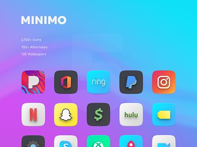 Minimo 5.0 Is Finally Here a random package android design icon pack icons illustration minimal vector