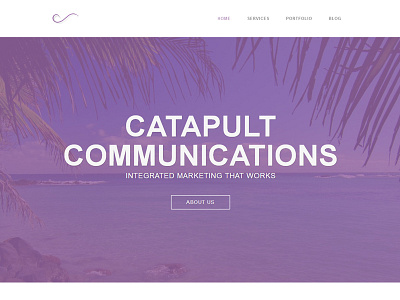 Catapult advertising catapult ui web design