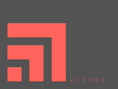 Mirror Four android concept icon mirror square