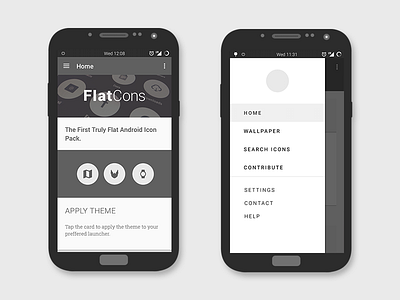Another Dashboard Redesign android dashboard icon pack typography ui