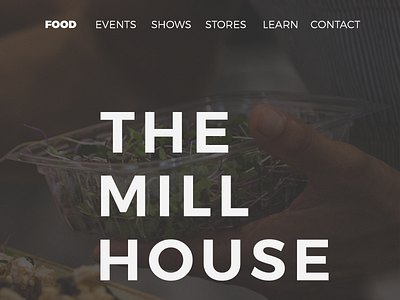 Daily UI #003 - Landing Page challenge daily dailyui landing page mill house maui