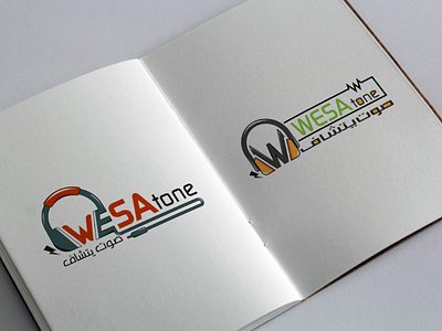 WESA tone logo brand typography