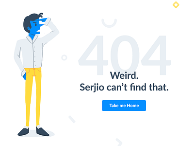 Serjio - 404 404 clean design digital illustration minimal pattern simple web website