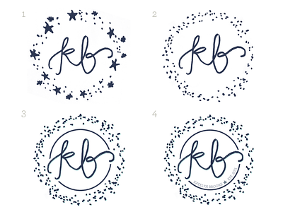 KB Mark Evolution branding identity lettering logo
