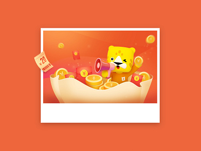 The Nov 11 Online Shopping Carnival characters colorful illustration ui