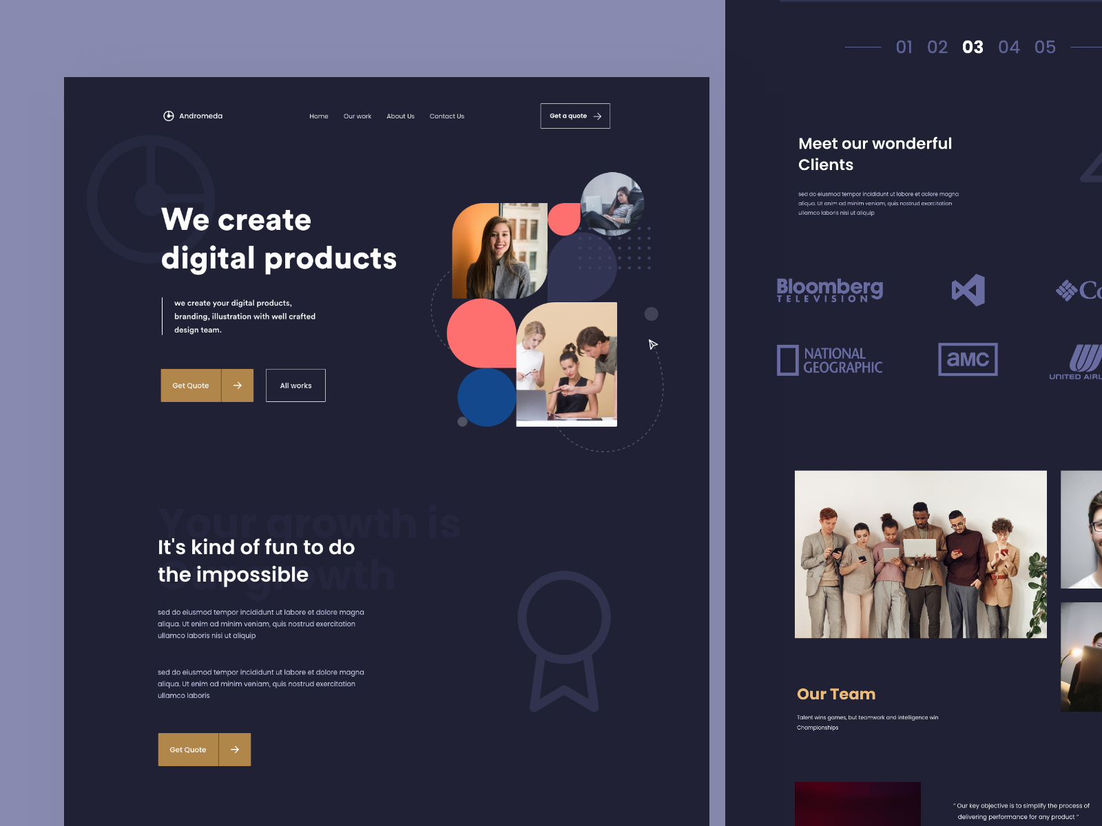 Design Agency -2 by Sudhan Venkadesh on Dribbble