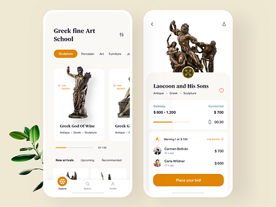 Auction app concept