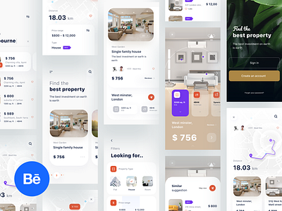 House rental app | behance case study