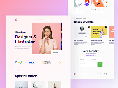 personal portfolio advertisement banner button colour contact illustration iphone media medium article medium. mobile naruto portflio poster poster design she sudhan typography user experience ux web