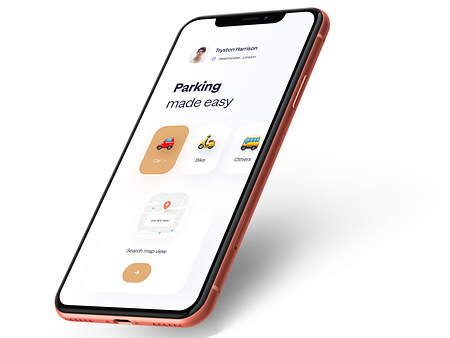 Parking app concept by Sudhan Gowtham on Dribbble