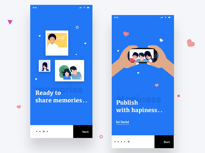 gallery app onboarding selfie android ios onbording app gallery sudhan picture