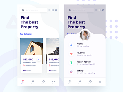 Housing app android app awesome dribbble housing ios is property ps rental she sudhan