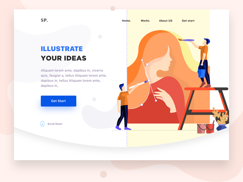 illustrate your ideas ! by Sudhan Gowtham on Dribbble