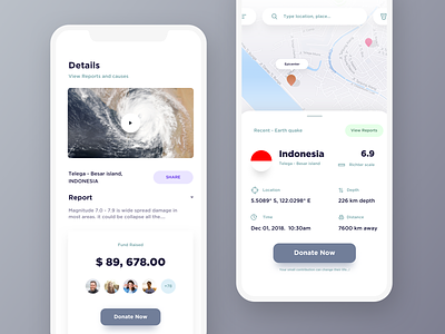 disaster management app exploration app cyclone cyclops disaster donate donatello drawing dribbble earthquake fund iphone mobile nasa ps richter