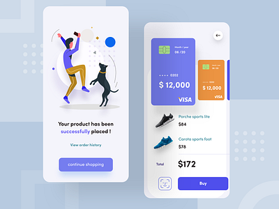 splash screen ! animation app branding buy continue design dog e commerce face id illustration logo mobile nike nimbus pricing page shoes shopping sudhan typography vector