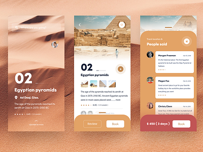 travel app concept