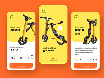 Electric scooter animation app branding design dribbble flat icon illustration iphone logo mobile nice100 scooter scooters she sudhan typography ux vector web