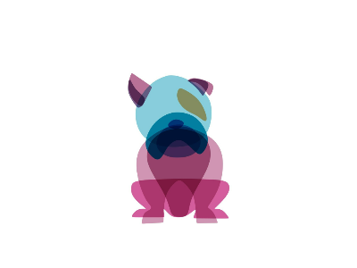 PITBULL animal design dog logo type
