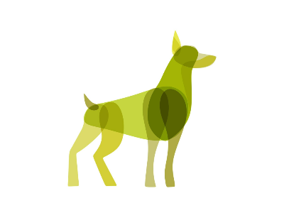 GUARD animal dog logo vector