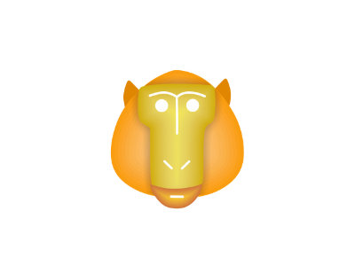 MONKEY HEAD animal illustration logo monkey type vector