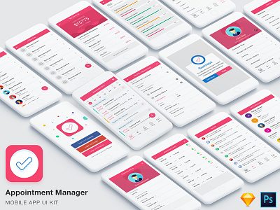 Appointment Manager App UI Kit