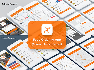 Food & Restaurant Ordering App UI Kit (Admin & User)