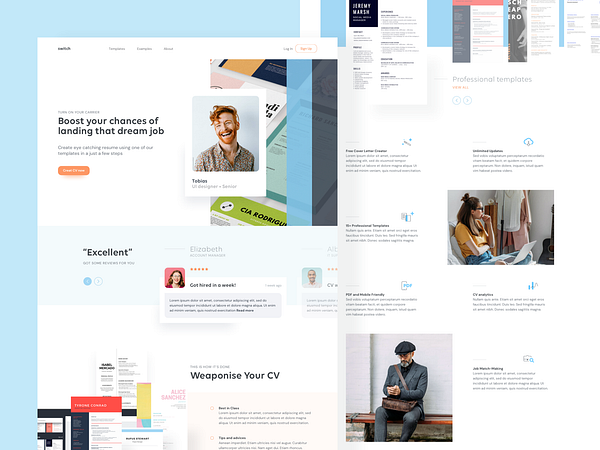 Browse thousands of Resume images for design inspiration | Dribbble