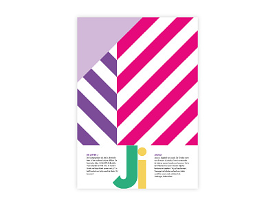 Letters Poster - J - Jacco adobe alphabet design futura graphic design illustrator j jacco letters minimal poster a day poster challenge poster design typography