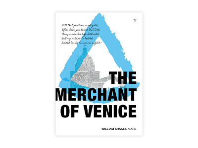The Merchant of Venice - Poster Design adobe design graphic design helvetica illustrator minimal poster challenge poster design shakespeare the merchant of venice typography