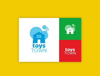 Daily Logo Challenge - Toys Town branding daily logo challenge design graphic design logo logo design toys
