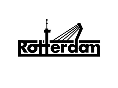 Rotterdam - Skyline adobe brand design branding city branding design graphic design illustrator logo rotterdam